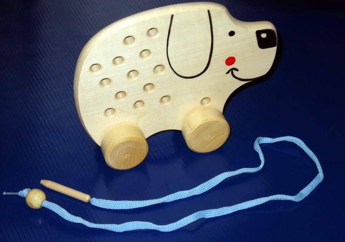 Иллюстрация 1 из 9 для Собачка на колесиках (Ш-061) | Лабиринт - игрушки. Источник: Дымка