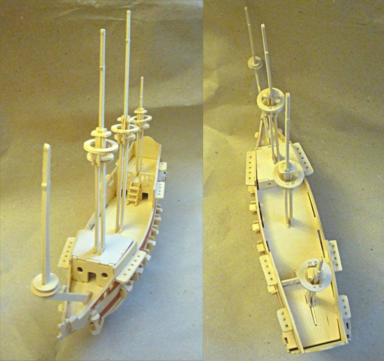 Иллюстрация 19 из 29 для Модель сборная деревянная Пиратский корабль | Лабиринт - игрушки. Источник: Дейдра