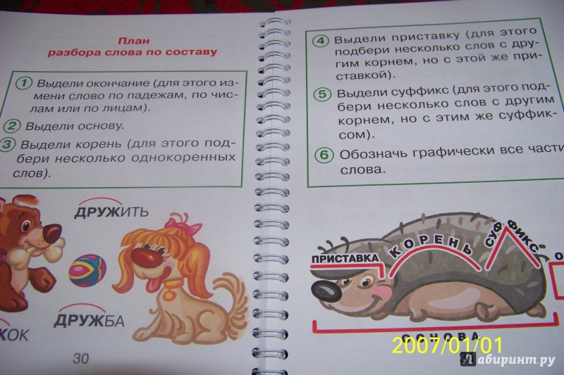 Иллюстрация 13 из 19 для Русский язык для младших школьников - Ольга Ушакова | Лабиринт - книги. Источник: G