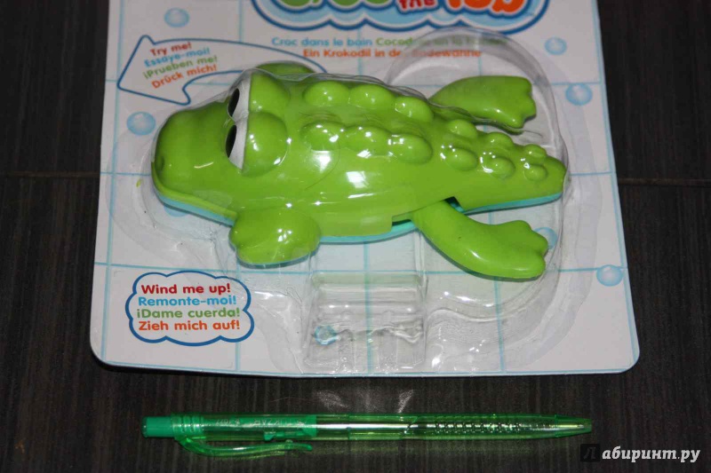 Иллюстрация 2 из 3 для Игрушка для ванны "Крокодил" (849) | Лабиринт - игрушки. Источник: supersilver