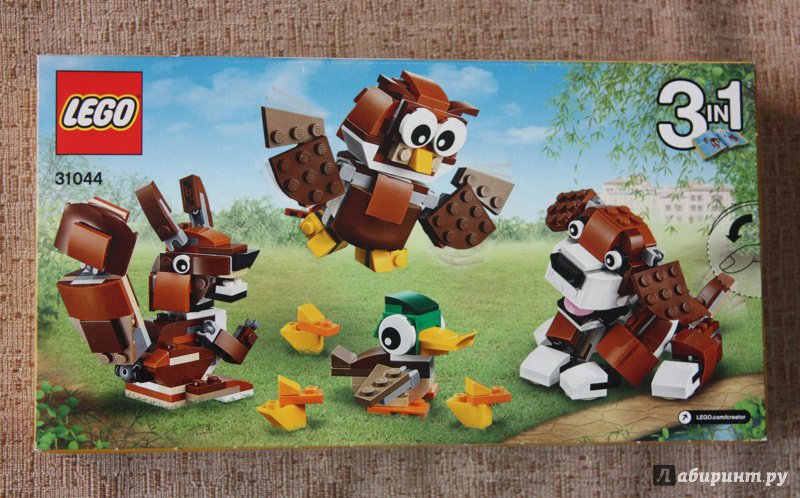 Иллюстрация 4 из 10 для Конструктор LEGO "Creator. Животные в парке" (31044) | Лабиринт - игрушки. Источник: R.O.S.S.
