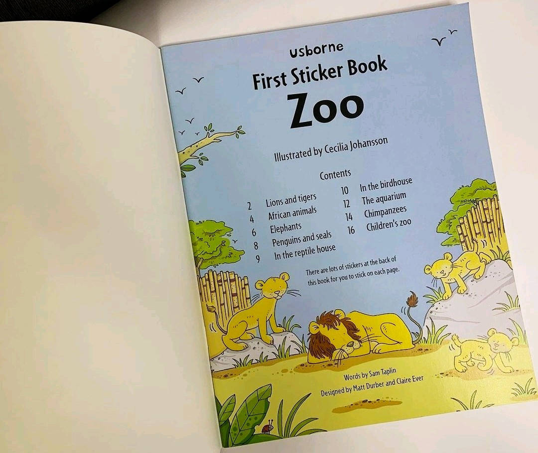 Иллюстрация 15 из 15 для First Sticker Book. Zoo | Лабиринт - книги. Источник: Филипенко юлия