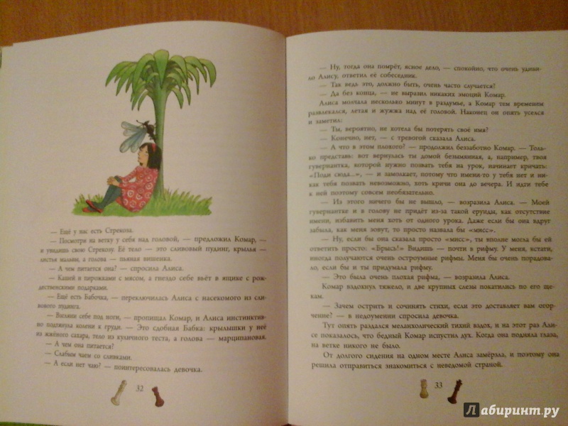 Иллюстрация 26 из 34 для Алиса в Зазеркалье - Льюис Кэрролл | Лабиринт - книги. Источник: Кострицына  Наталия Александровна