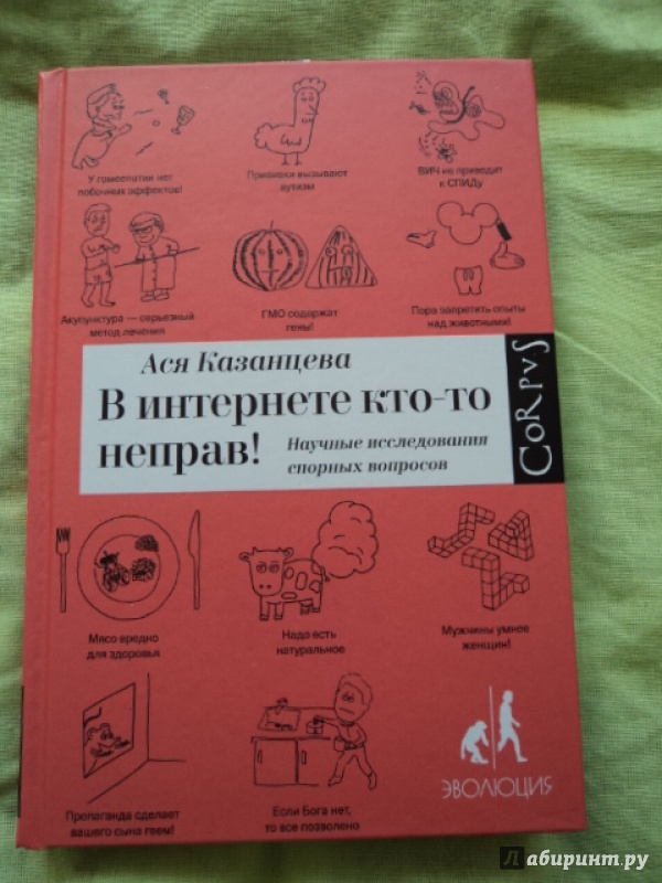 Иллюстрация 10 из 20 для В интернете кто-то неправ! Научные исследования спорных вопросов - Ася Казанцева | Лабиринт - книги. Источник: Иванова  Екатерина Игоревна