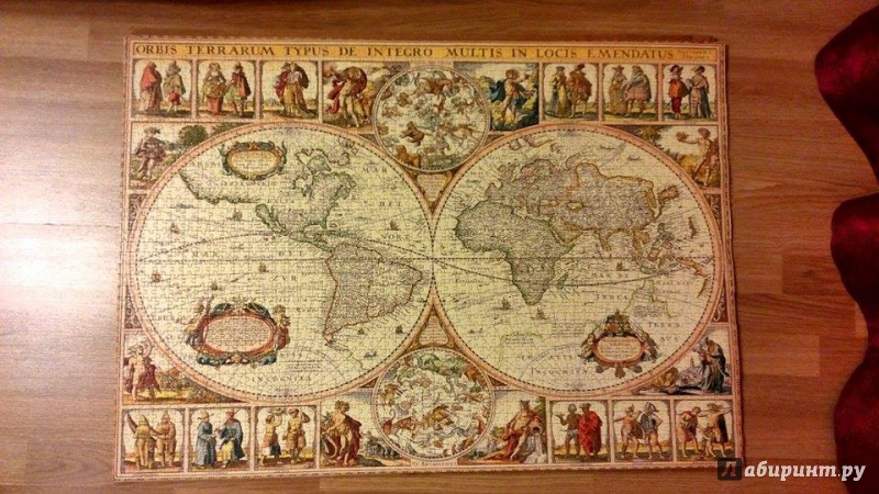 Иллюстрация 2 из 32 для Puzzle-2000 "Историческая карта мира" (84003) | Лабиринт - игрушки. Источник: Хауген  Елена Евгеньевна