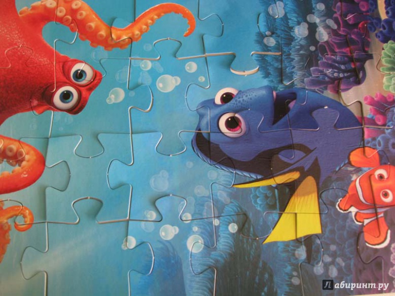 Иллюстрация 2 из 13 для Step Puzzle-24 maxi "В поисках Дори" (90028) | Лабиринт - игрушки. Источник: Ершова  Елена