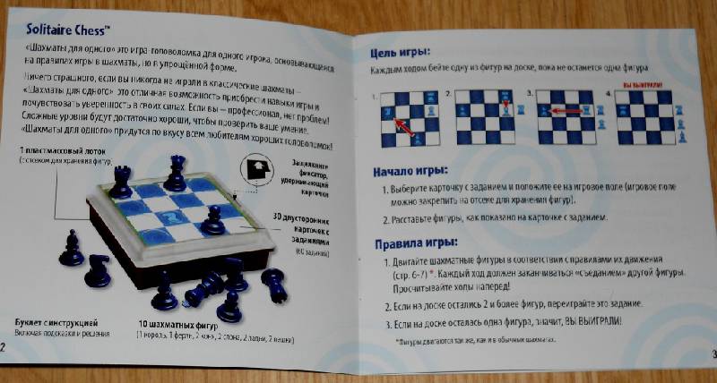 Иллюстрация 12 из 27 для Игра-головоломка "Шахматы для одного" | Лабиринт - игрушки. Источник: Pam