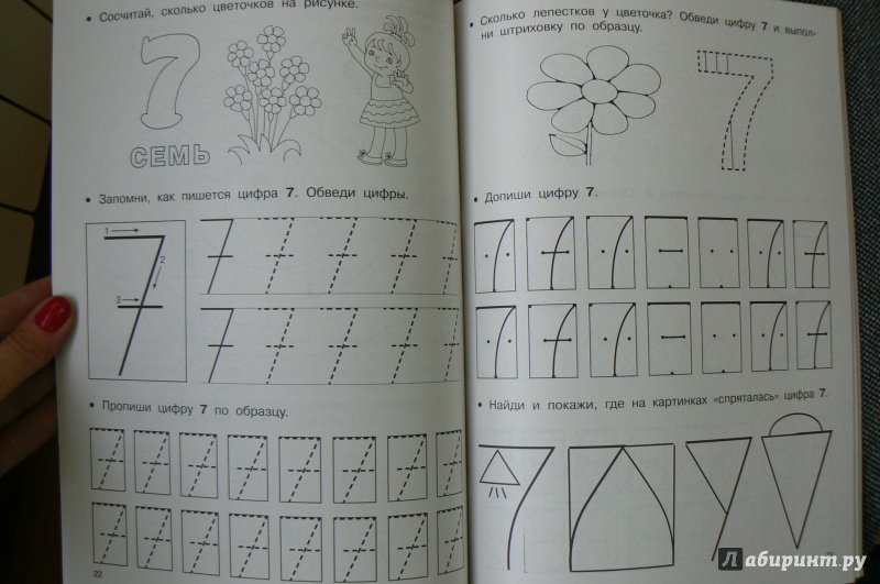Иллюстрация 8 из 10 для Математические прописи и графические диктанты | Лабиринт - книги. Источник: Марина