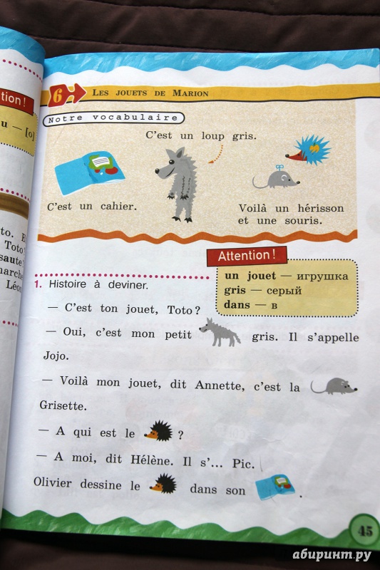 Иллюстрация 9 из 20 для Французский язык. 2 класс. Учебник. В 2-х частях. ФГОС - Касаткина, Белосельская | Лабиринт - книги. Источник: Vera Grey