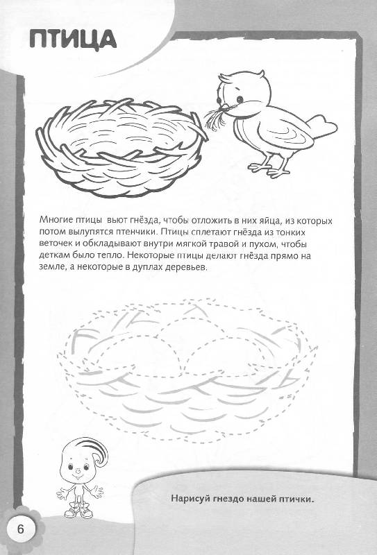 Иллюстрация 7 из 9 для Рисуем и раскрашиваем домики животных. 4+ | Лабиринт - книги. Источник: Росинка