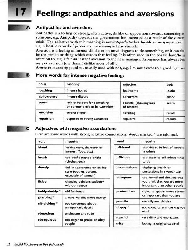 Иллюстрация 13 из 23 для English Vocabulary in Use: Advanced - McCarthy, O`Dell | Лабиринт - книги. Источник: Риззи