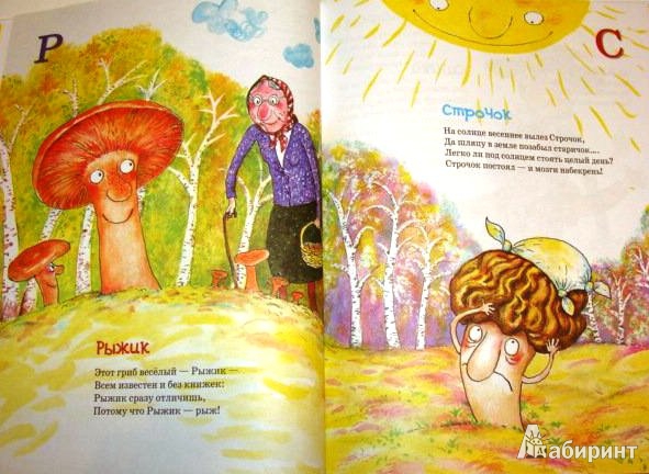 Иллюстрация 7 из 54 для Большая грибная книга - Андрей Усачев | Лабиринт - книги. Источник: ОксанаШ