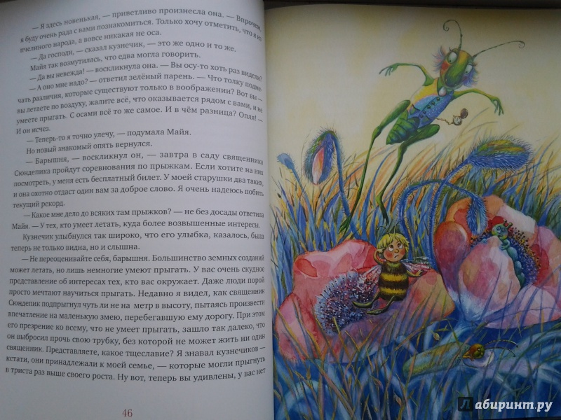 Иллюстрация 70 из 74 для Пчела Майя и её приключения - Вальдемар Бонзельс | Лабиринт - книги. Источник: Olga
