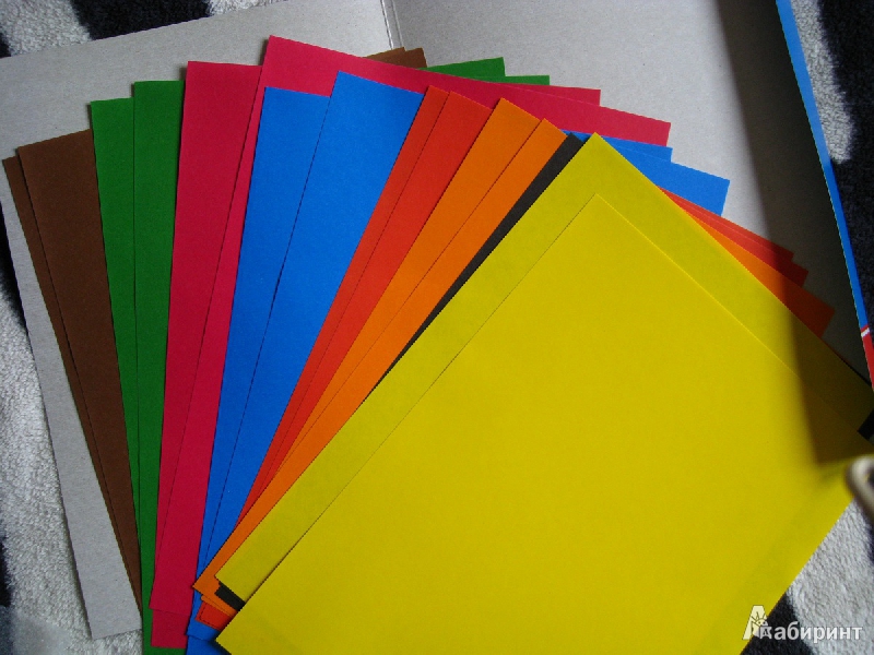 Иллюстрация 1 из 6 для Набор цветной бумаги 16 листов (FKIN-6416-K) | Лабиринт - канцтовы. Источник: зеброчка