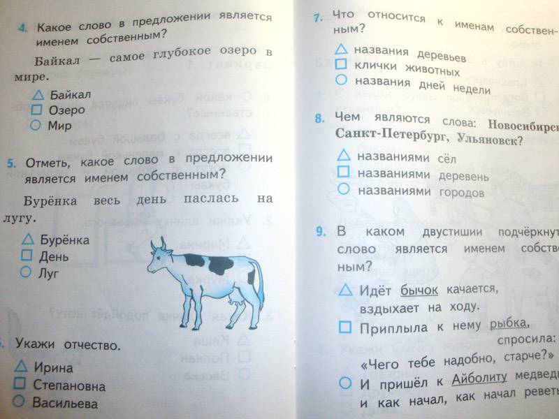 Тест пад по русскому языку