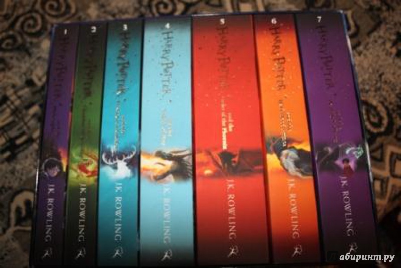 Иллюстрация 28 из 34 для Harry Potter Boxed Set. Complete Collection - Joanne Rowling | Лабиринт - книги. Источник: Чижова  Юлия