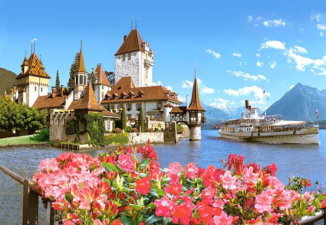 Иллюстрация 5 из 6 для Puzzle-500: Замок, Швейцария (В-51106) | Лабиринт - игрушки. Источник: Ганина  Екатерина Викторовна