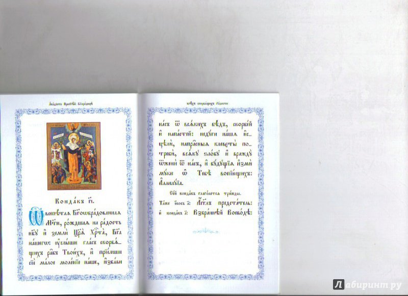 Иллюстрация 18 из 20 для Акафист Пресвятой Богородице "Всех скорбящих радости" | Лабиринт - книги. Источник: Ольга Расмус