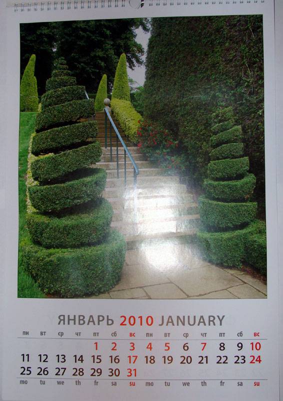 Иллюстрация 2 из 6 для Календарь 2010 Прекрасный сад (12912) | Лабиринт - сувениры. Источник: bukvoedka