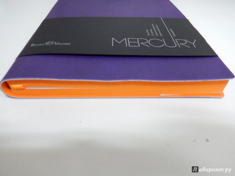 Иллюстрация 3 из 6 для Ежедневник недатированный "Mercury" (А5, фиолетовый) (3-435/02) | Лабиринт - канцтовы. Источник: dbyyb