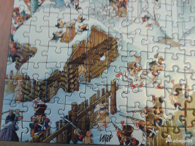 Иллюстрация 8 из 10 для Puzzle-2000 "Отступление Наполеона" (29566) | Лабиринт - игрушки. Источник: Batman