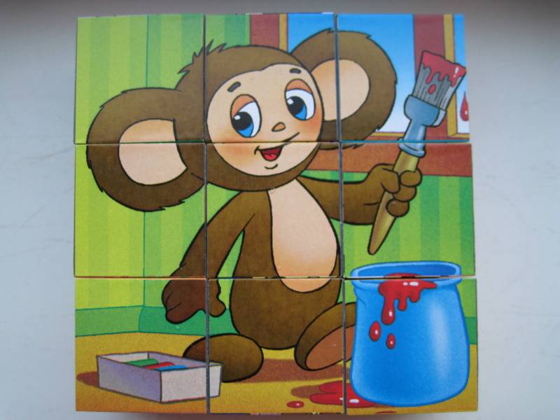Иллюстрация 11 из 21 для Кубики в картинках "Любимые мультфильмы"-2 (9 кубиков) (87310) | Лабиринт - игрушки. Источник: Алевита