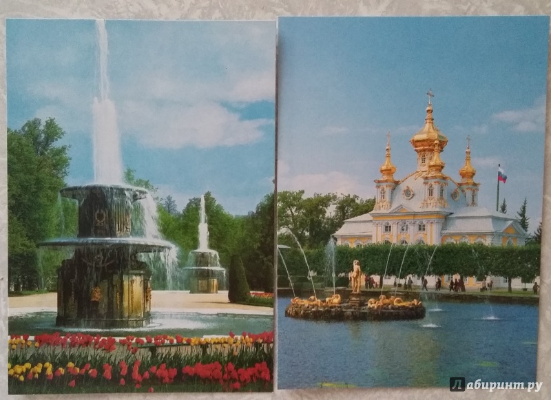 Иллюстрация 15 из 23 для Набор открыток "Петергоф. Небо" (32 штуки) | Лабиринт - сувениры. Источник: Алёнка