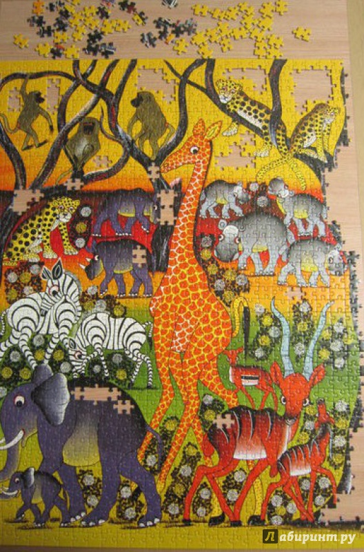 Иллюстрация 11 из 11 для Puzzle-2000 "Жители Африки" (29513) | Лабиринт - игрушки. Источник: Ольга