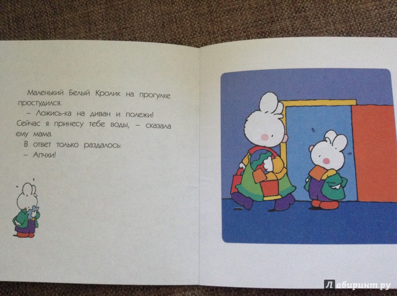 Иллюстрация 2 из 17 для Маленький Белый Кролик идет к врачу - Флури, Буанар | Лабиринт - книги. Источник: Бульдожка