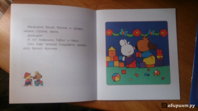 Иллюстрация 5 из 25 для Маленький Белый Кролик празднует день рождения - Флури, Буанар | Лабиринт - книги. Источник: Малкина  Марина Артуровна