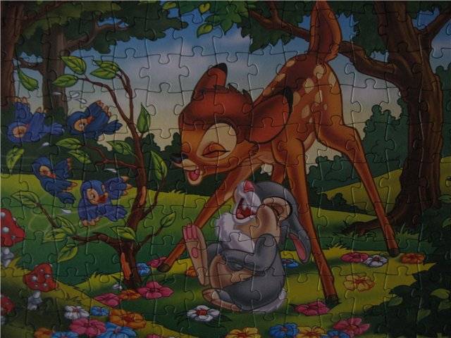 Иллюстрация 1 из 7 для Step Puzzle-160  Бэмби с зайчиком (94008) | Лабиринт - игрушки. Источник: малышка Мю