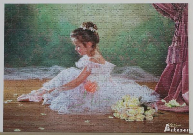 Иллюстрация 3 из 9 для Пазл-мозаика "Балерина" 500 деталей (B-51571) | Лабиринт - игрушки. Источник: Перевалова  Дарья Андреевна