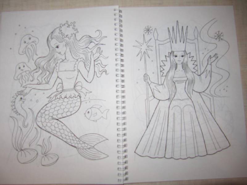 Иллюстрация 12 из 44 для Раскраска "Сказочные феи и принцессы" (05834) | Лабиринт - книги. Источник: Мурка