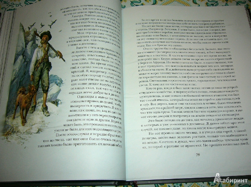 Иллюстрация 63 из 168 для Жизнь и удивительные приключения морехода Робинзона Крузо - Даниель Дефо | Лабиринт - книги. Источник: Nika