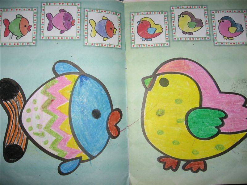 Иллюстрация 1 из 3 для Я рисую птичку/Правильная раскраска 2-4 года | Лабиринт - книги. Источник: Юта