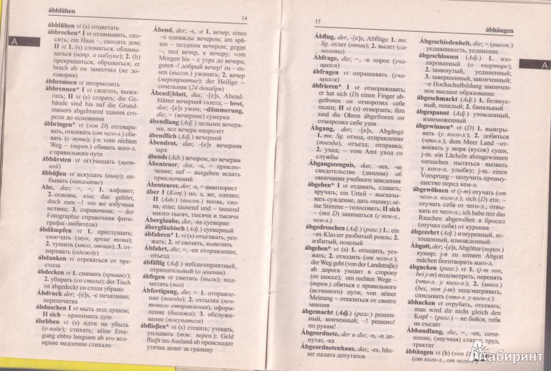 Иллюстрация 4 из 41 для Немецко-русский и русско-немецкий словарь | Лабиринт - книги. Источник: Осетрова  Лия