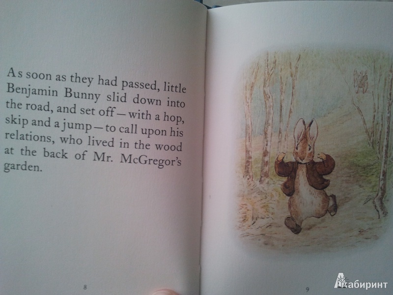 Иллюстрация 7 из 10 для The Tale of Benjamin Bunny - Beatrix Potter | Лабиринт - книги. Источник: Мухидинова  Евгения Александровна