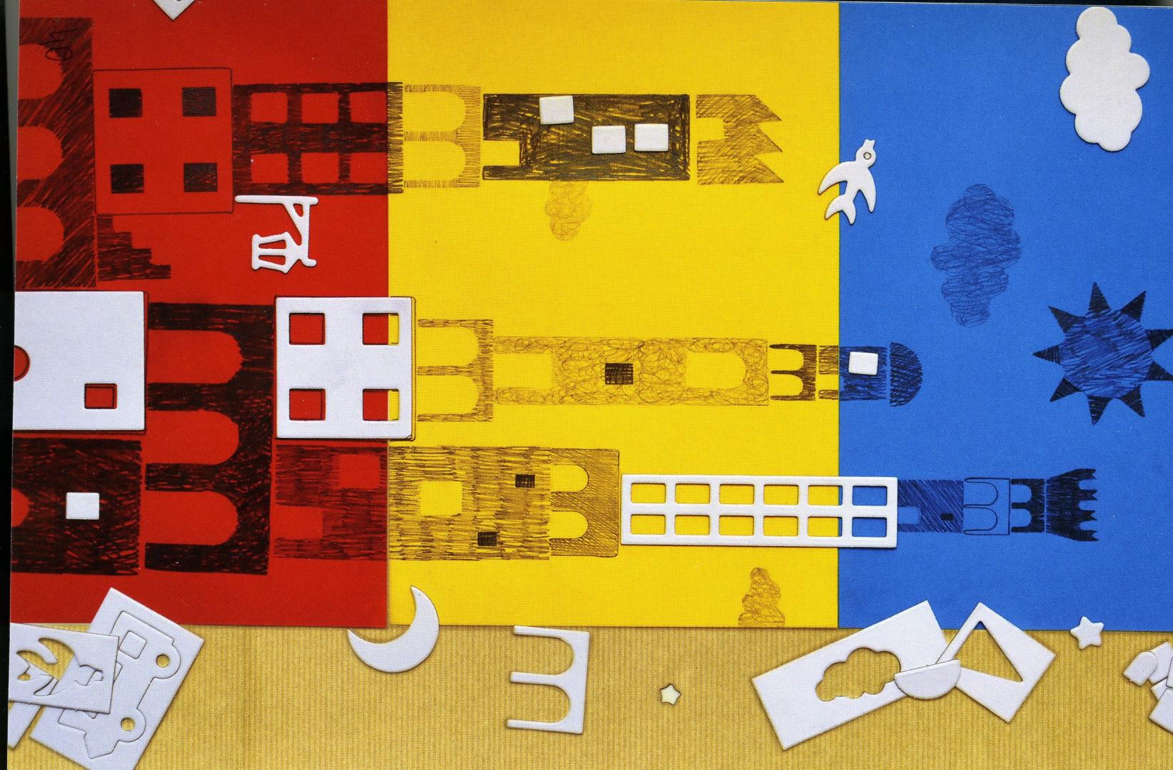 Иллюстрация 6 из 21 для Архитектурное бюро "Мой город" (+ 120 трафаретов для рисования и конструирования) - Фабрицио Силеи | Лабиринт - игрушки. Источник: Редактор этой книги