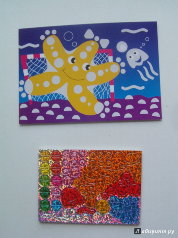 Иллюстрация 2 из 15 для Чудо-мастерская. Сверкающая мозаика "Рыбка. Морская звезда" (2774) | Лабиринт - игрушки. Источник: Elena Yudina