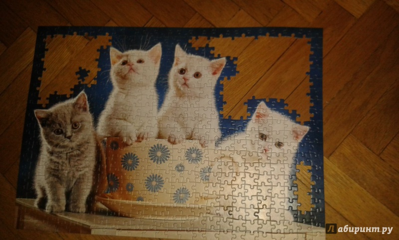 Иллюстрация 4 из 8 для Puzzle-500 "4 котенка" (B-52042) | Лабиринт - игрушки. Источник: Соколенко  Света