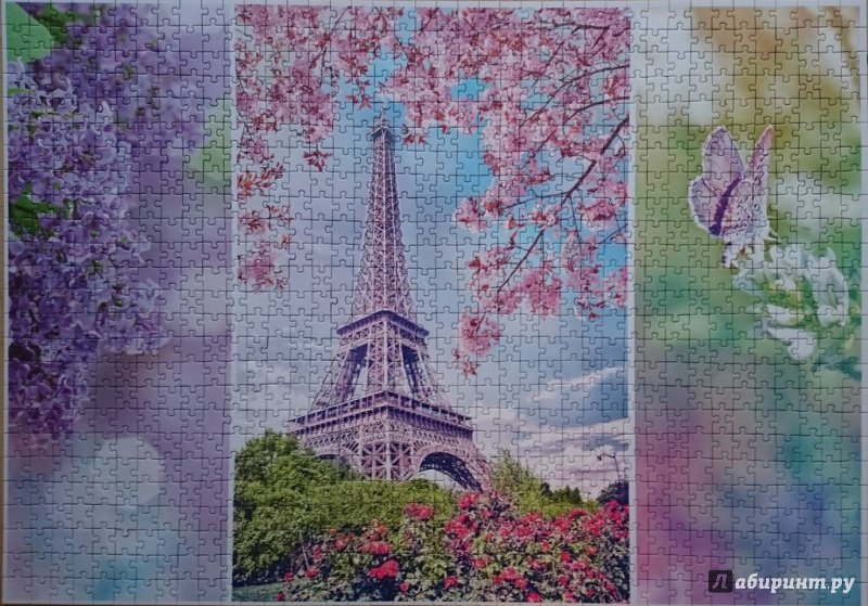 Иллюстрация 10 из 11 для Puzzle-1000 "Весна в Париже" (10409) | Лабиринт - игрушки. Источник: Чудинова  Наталья Дмитриевна