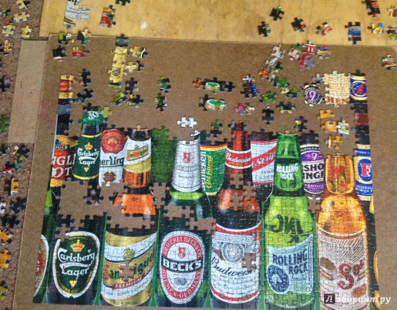 Иллюстрация 11 из 12 для Пазл "Пивные бутылки" (панорама). 2000 деталей (15544) | Лабиринт - игрушки. Источник: Лабиринт