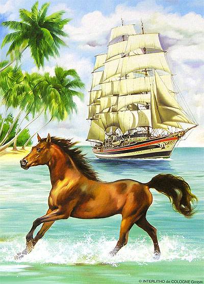 Иллюстрация 2 из 11 для Step Puzzle-1500 83017 Лошадь и парусник | Лабиринт - игрушки. Источник: Elena_Vamp