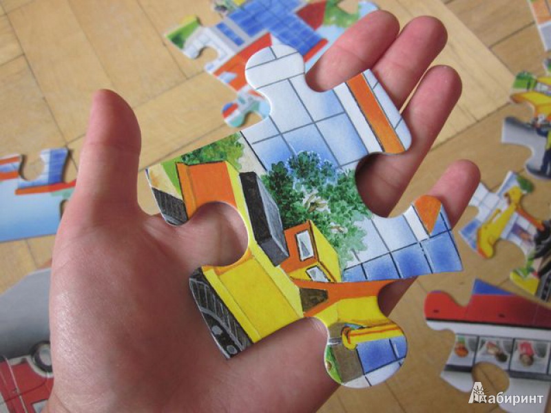 Иллюстрация 7 из 12 для Puzzle, 40 элементов, MAXI "Регулировщик" (В-040063) | Лабиринт - игрушки. Источник: Мeдвeдицa