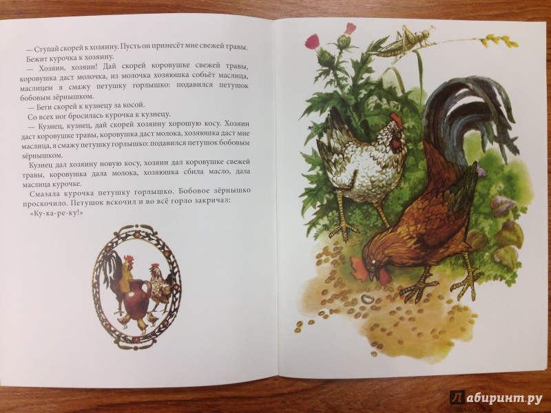 Иллюстрация 6 из 29 для Петушок и бобовое зёрнышко | Лабиринт - книги. Источник: Транжира
