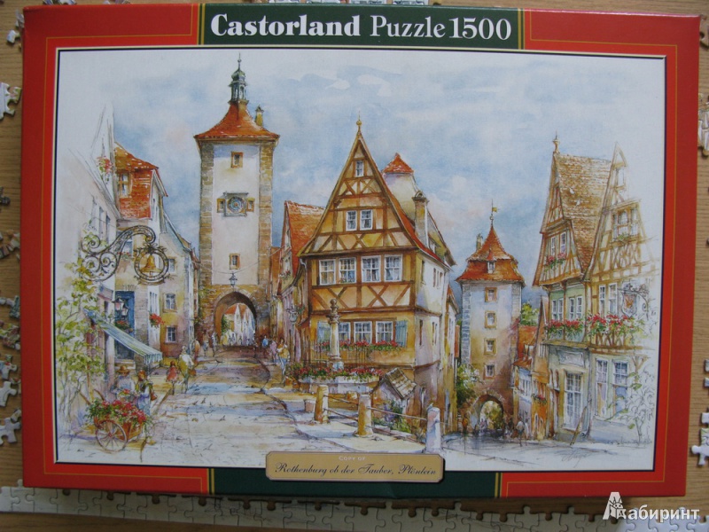 Иллюстрация 19 из 23 для Puzzle 1500 элементов, "Ротенбург" (C-151059) | Лабиринт - игрушки. Источник: TIGRA_001