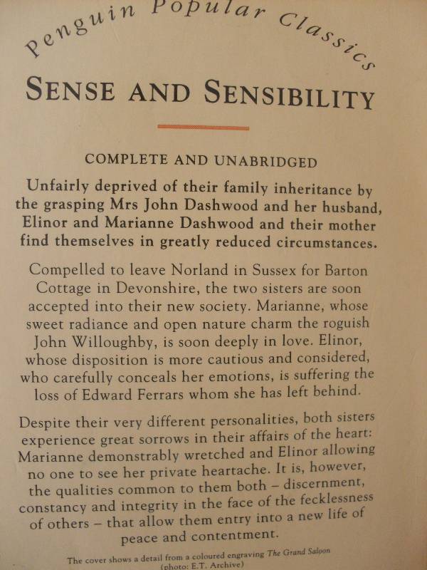 Иллюстрация 22 из 22 для Sense and Sensibility - Jane Austen | Лабиринт - книги. Источник: Кукина  Мария