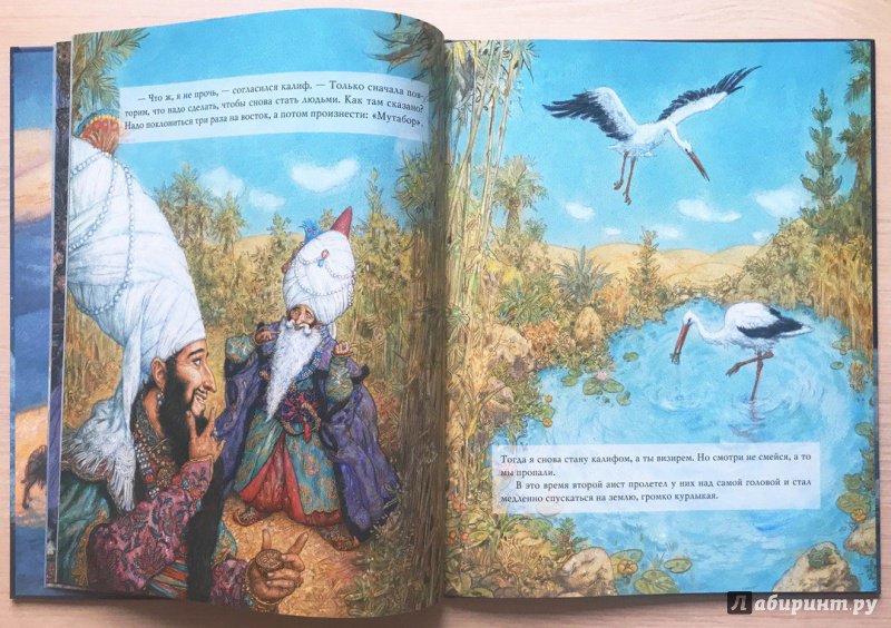Иллюстрация 51 из 63 для Калиф-аист - Вильгельм Гауф | Лабиринт - книги. Источник: Книжный шкаф детям