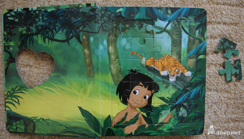Иллюстрация 5 из 21 для Книга джунглей. Мозаика-малышка | Лабиринт - книги. Источник: Mir@Mir@