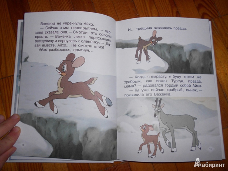 Иллюстрация 5 из 27 для Храбрый оленёнок - Жанна Витензон | Лабиринт - книги. Источник: Дежникова  Валентина